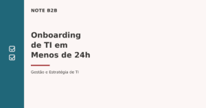 Onboarding de TI para funcionário novo