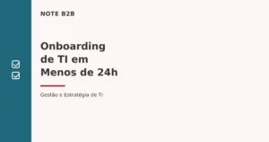Onboarding de TI para funcionário novo